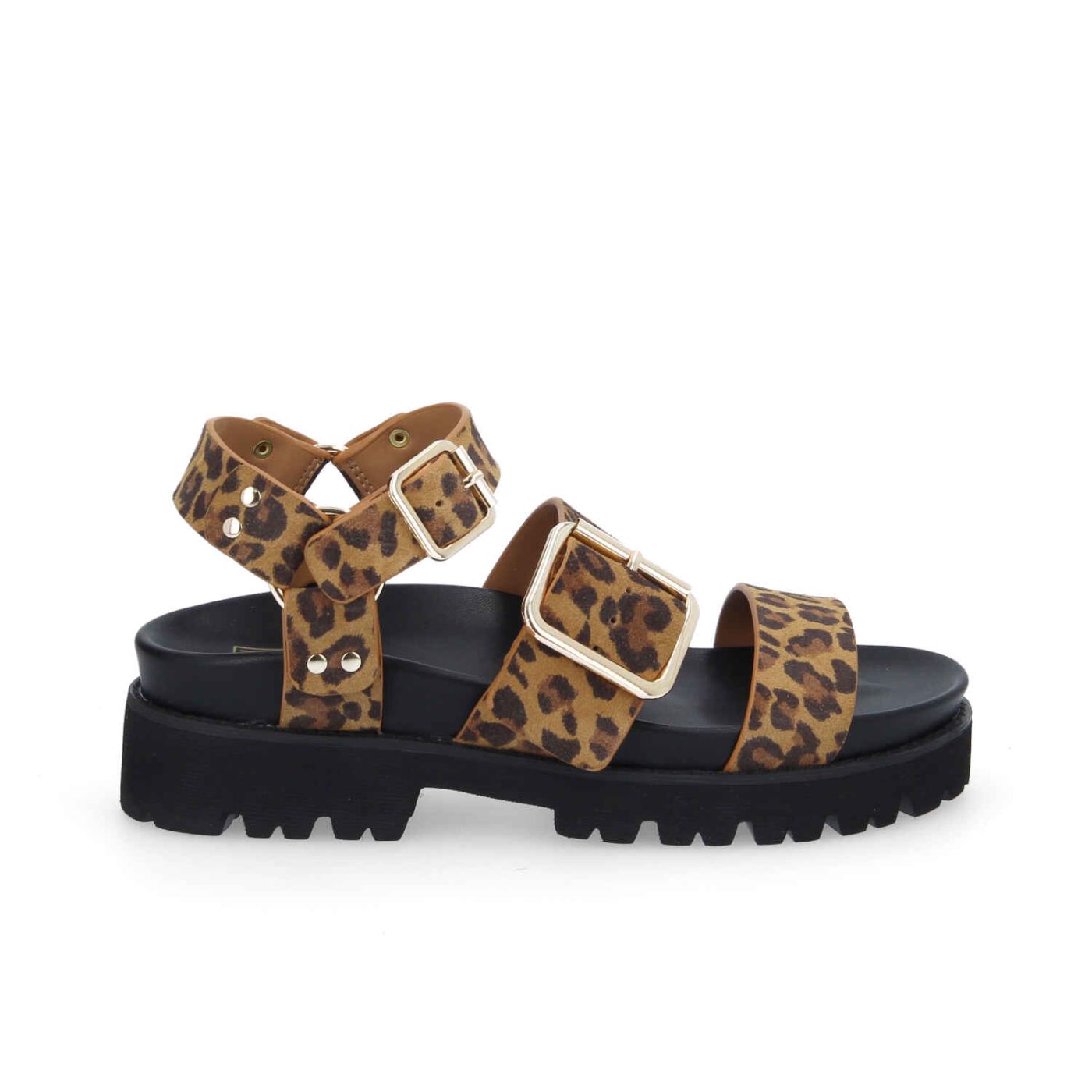 JUNE ANKLE W - SUEDE LEO - BEIGE